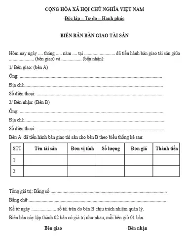 Mẫu Giấy Biên Nhận Thế Chấp Xe Ô Tô: Cẩm Nang Chi Tiết Từ A-z