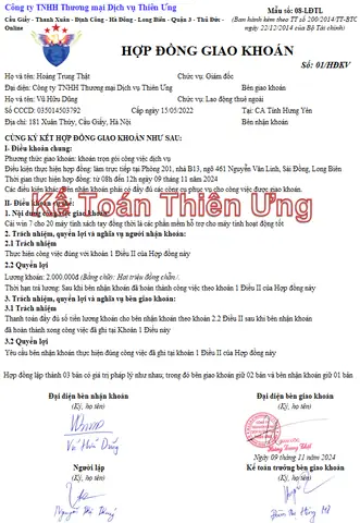 Hợp Đồng Giao Khoán Xe Ô Tô Là Gì?