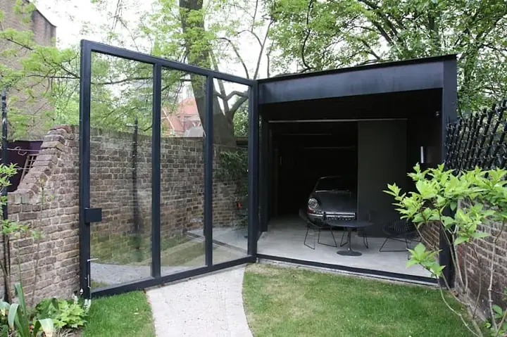 Mẫu Nhà Để Xe Ô Tô Tối Màu