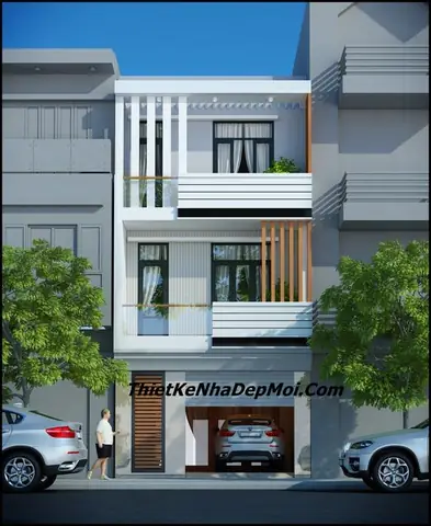 Mẫu Nhà Ống Có Chỗ Để Xe Ô Tô: Thiết Kế Thông Minh Cho Không Gian Hiện Đại