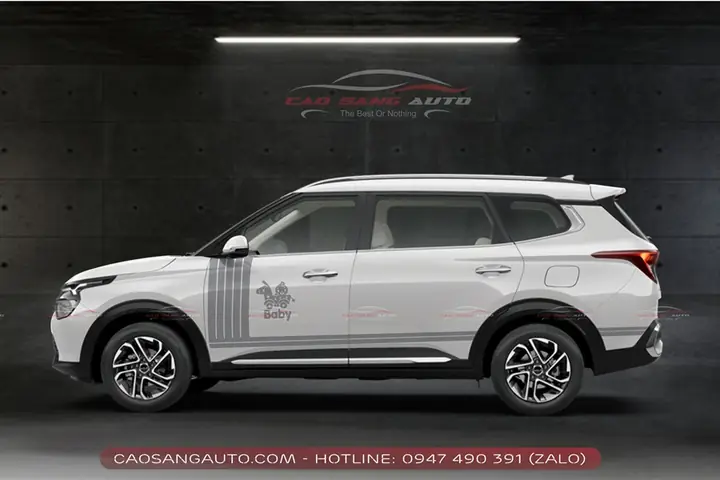 Cao Sang Auto Giới Thiệu Đến Quý Khách Hàng Trăm Mẫu Decal Tem Trùm, Tem Rời Xe Suv 7 Chỗ Đẹp