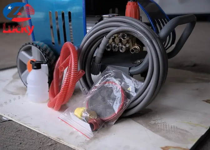 Thông Số Kỹ Thuật Máy Rửa Xe Mini Áp Lực Cao 2.5kw Lucky 2300