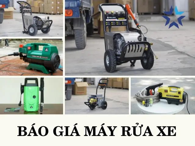 Báo Giá Máy Rửa Xe Các Loại