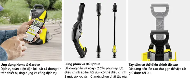 Máy Rửa Xe Ô Tô Mini Của Đức Karcher K2 Power Control Car