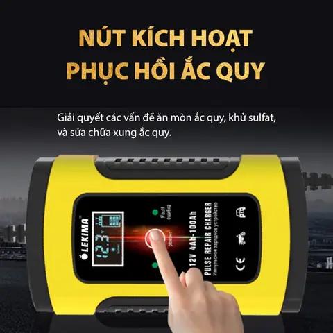Ưu Điểm Vượt Trội Của Sạc Bình Ắc Quy Foxsur 12v 100ah Nhật Bản