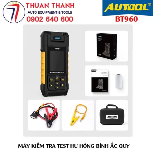 Liên Hệ Đặt Hàng Mua Máy Test Bình Ắc Quy Xe Ô Tô Có Máy In Autool Bt960