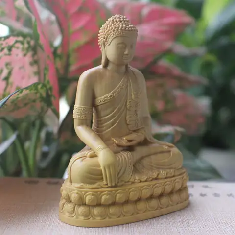 Tượng Phật Thích Ca Bằng Gỗ