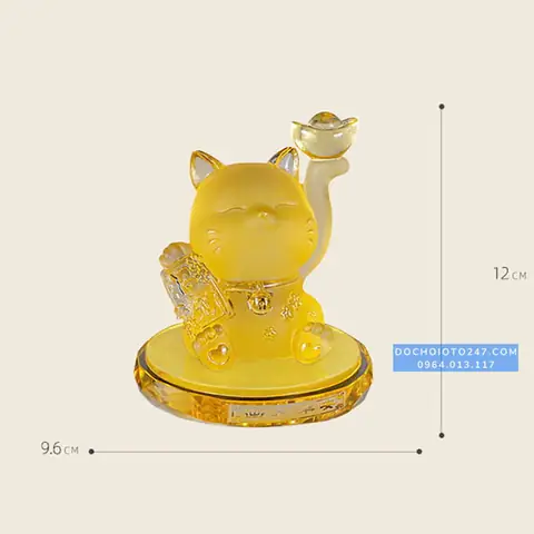 Giới Thiệu Chi Tiết Tượng Mèo Thần Tài Phong Thủy Tdx044