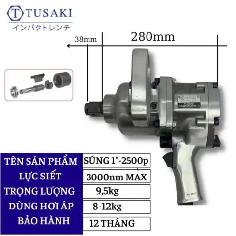 Tusaki Ts-2500p – Sức Mạnh Chuyên Nghiệp Để Mở Xe Ô Tô Tải