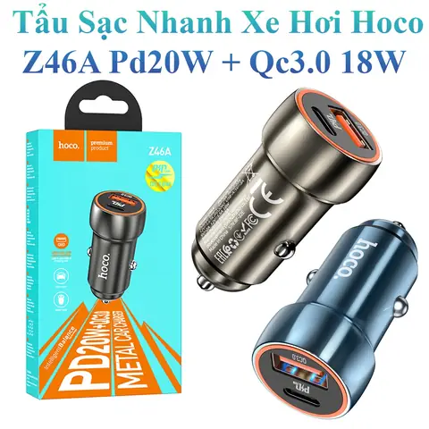 Tẩu Sạc Ô Tô Hoco Nz16 Sạc Nhanh 30w 1 Cổng Usb