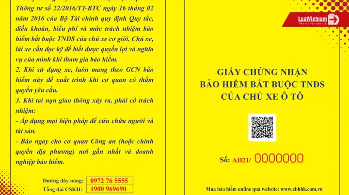 Phạm Vi Bồi Thường Thiệt Hại Của Bảo Hiểm Ô Tô Bắt Buộc