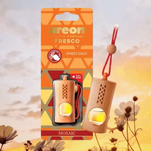 Tinh Dầu Treo Xe Ô Tô Areon Fresco Mosaic Tự Nhiên