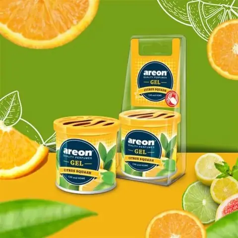 Sáp Thơm Ô Tô Gel Cao Cấp Areon Gel Can Hương Bubble Gum