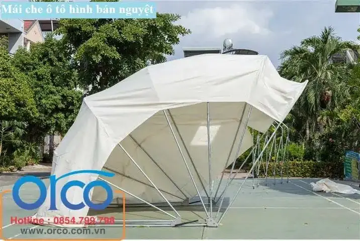 Nha De Xe Hinh Ban Nguyet 7 Orco Com Vn