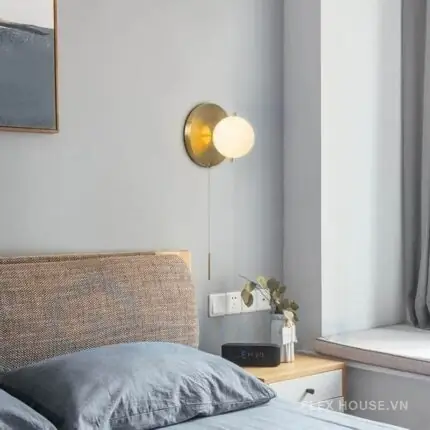 Đèn Gắn Tường Bằng Đồng Trang Trí Khách Sạn Vk134