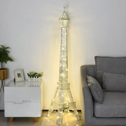 Đèn Sàn Trang Trí Phòng Hình Tháp Eiffel Thu Nhỏ Hx97863