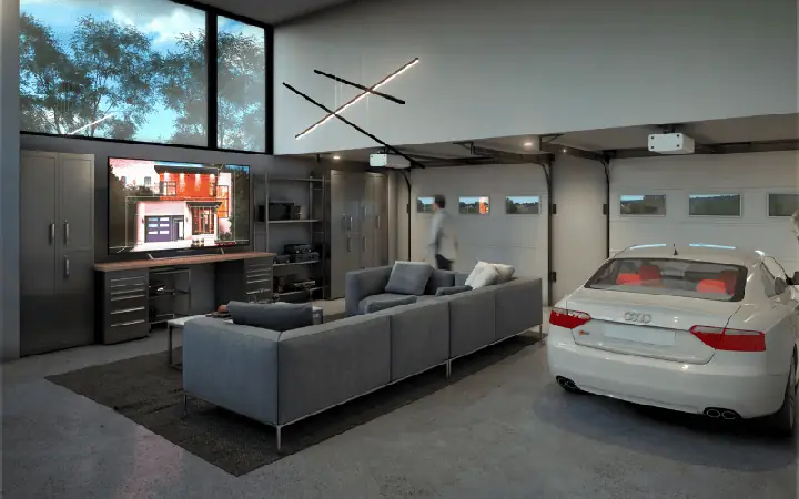 Phòng Sinh Hoạt Đa Năng Từ Nhà Để Xe Ô Tô
