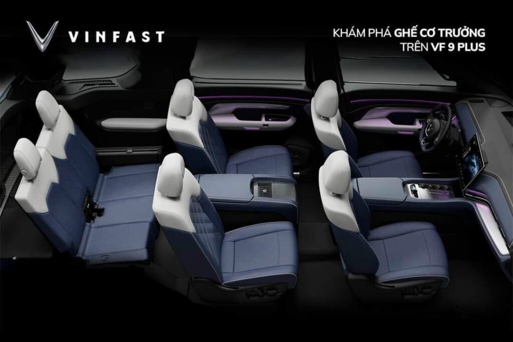 Khám Phá Các Gói Tùy Chọn Nội Thất VF9: Cá Nhân Hóa Không Gian Riêng