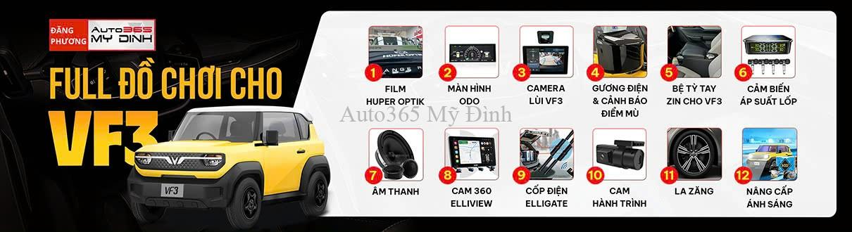 Địa chỉ mua phụ kiện nội thất VinFast VF3 uy tín, chất lượng