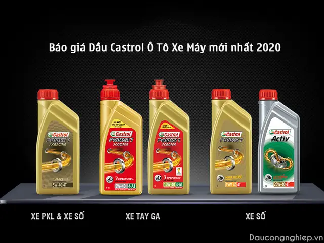 Dầu Castrol Ô Tô Xe Máy Castrol Power 1 4t 15w40 0.8l