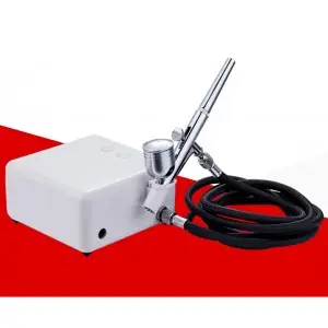 Airbrush K200 - Súng Phun Sơn Kèm Máy Nén Khí, Bút Vẽ Mỹ Thuật