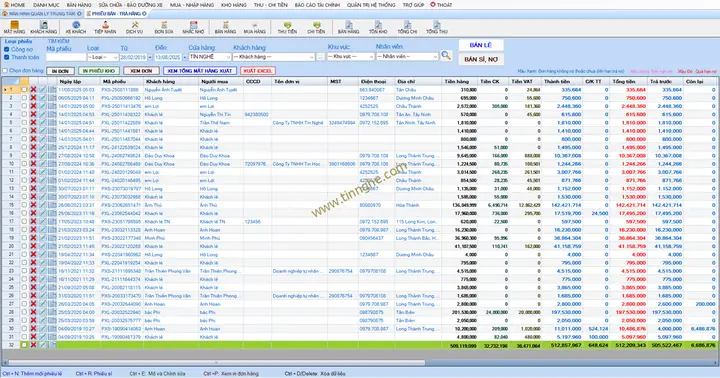 Phần Mềm Quản Lý Sửa Chữa Xe Ô Tô