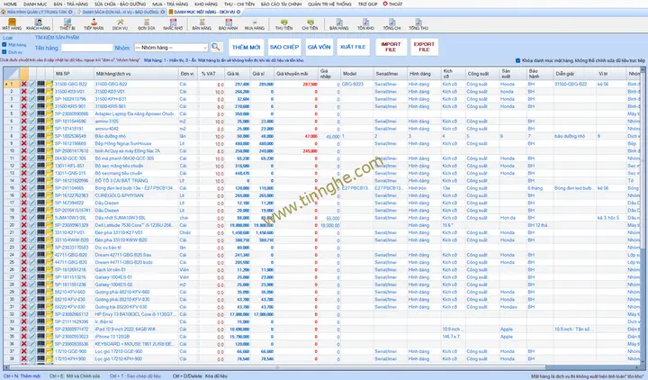 Phần Mềm Quản Lý Sửa Chữa Xe Ô Tô
