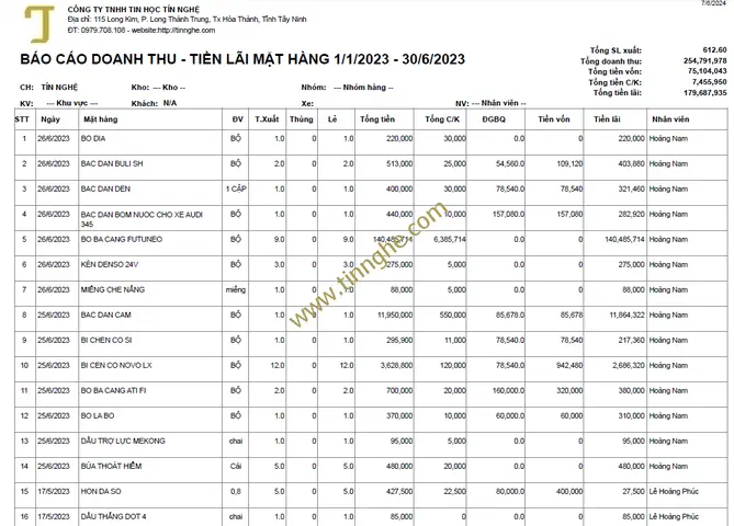 Phần Mềm Quản Lý Sửa Chữa Xe Ô Tô