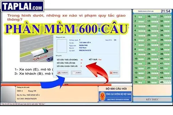 Phần Mềm Sát Hạch Lái Xe Chuẩn Nhất 2025