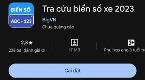 App Tra Cứu Biển Số Xe 2023