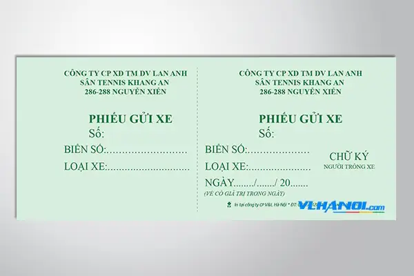 Tầm Quan Trọng Vượt Trội Của Phiếu Gửi Xe Ô Tô Trong Quản Lý Đỗ Xe Hiện Đại