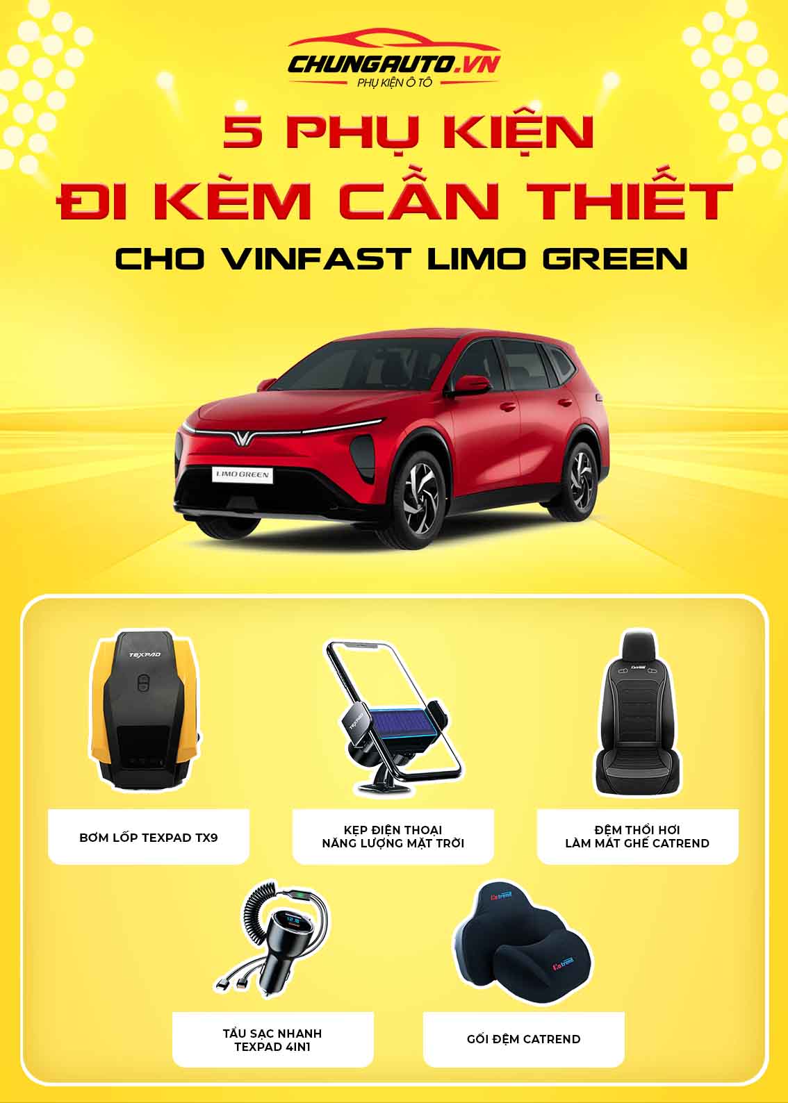 Địa chỉ mua phụ kiện VinFast Limo Green uy tín và chất lượng