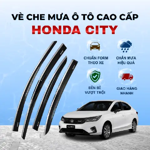 Vè Che Mưa Ô Tô Honda City