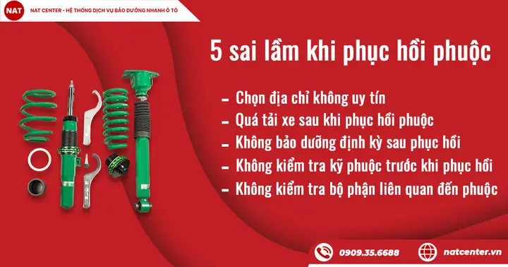 Những Sai Lầm Cần Tránh Khi Phục Hồi Phuộc
