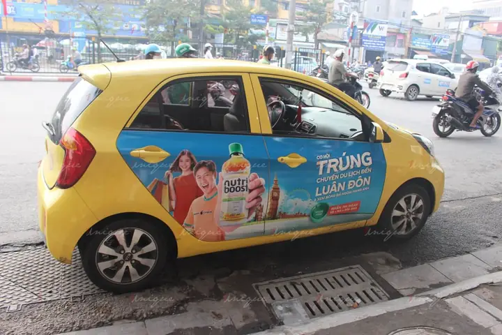 Chi Phí, Giá Cả Của Chiến Dịch Quảng Cáo Trên Xe Ô Tô, Xe Hơi