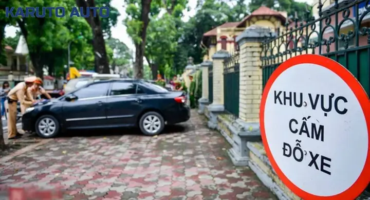 Đỗ Xe Không Đúng Nơi Quy Định