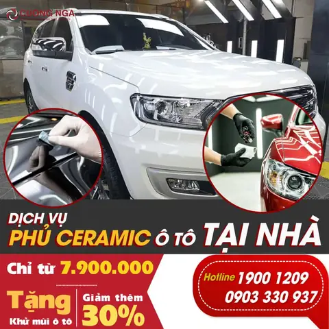 Giá Quy Trình Phủ Ceramic Xe Ô Tô