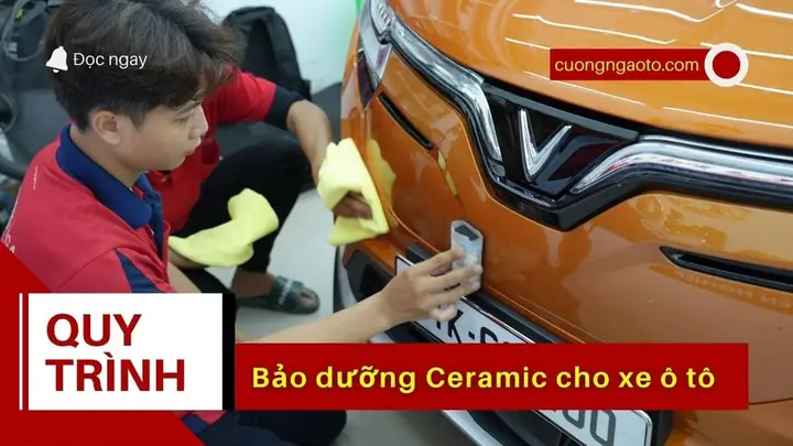 Bước 8: Quy Trình Bảo Dưỡng Ceramic Cho Xe Ô Tô