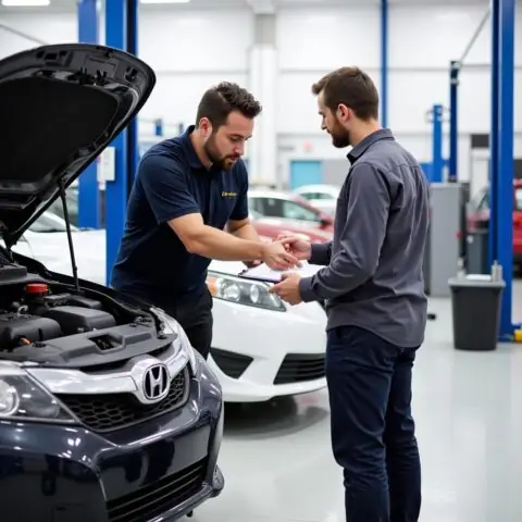 Tiếp Nhận Xe Và Đánh Giá Toàn Diện Ban Đầu