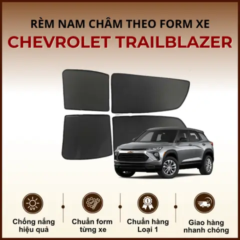 Rèm Che Nắng Nam Châm Ô Tô Chevrolet Trailblazer Cao Cấp