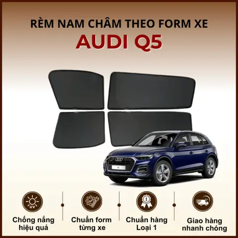 Rèm Che Nắng Nam Châm Ô Tô Audi Q5 Cao Cấp