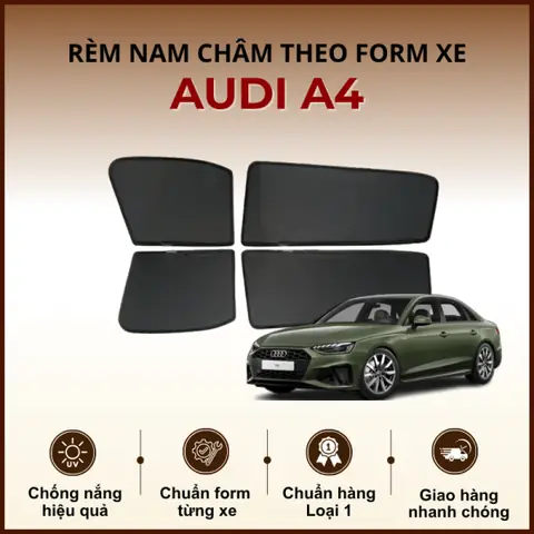 Rèm Che Nắng Nam Châm Ô Tô Audi A4 Cao Cấp