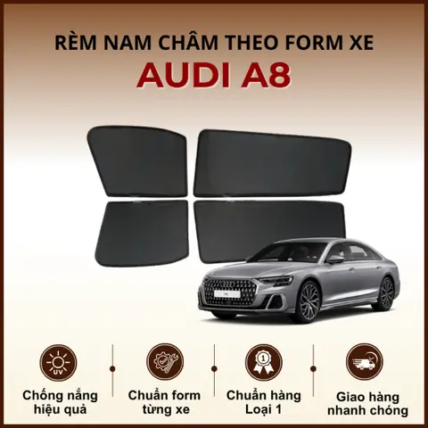 Rèm Che Nắng Nam Châm Ô Tô Audi A8 Cao Cấp