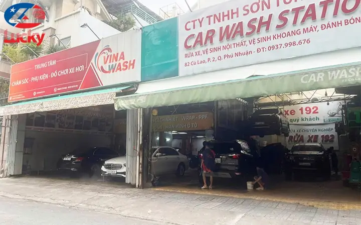 Tiệm Rửa Xe Ô Tô 24/24 Vinawash