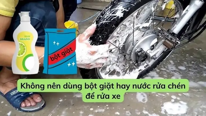 1có Nên Rửa Xe Bằng Nước Rửa Chén, Bột Giặt Không?