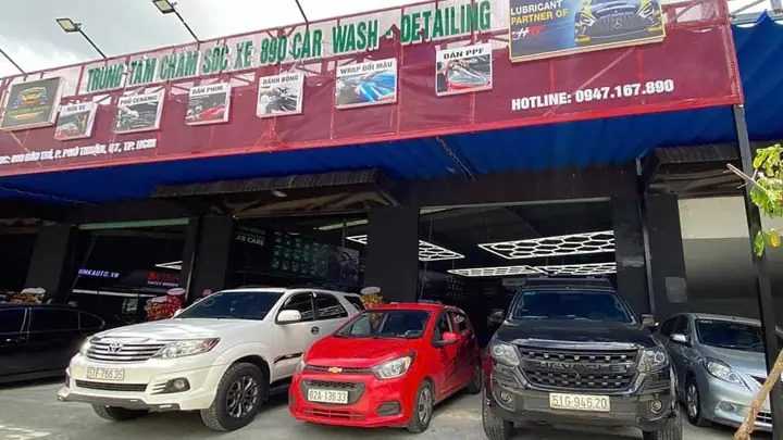890 Car Wash Detailing – Địa Chỉ Rửa Xe Ô Tô Sạch Sẽ