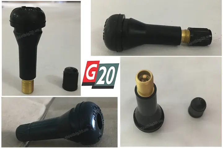 Bộ 10 Van Lốp Không Săm Ô Tô Và Xe Tải Nhỏ Tech Tri414 (nhựa, 38mm)