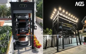 Công Trình Sàn Nâng Xe Hơi Tự Động Do Ags Thực Hiện