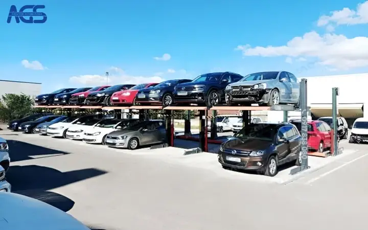 Công Trình Sàn Nâng Xe Hơi Tự Động Do Ags Thực Hiện