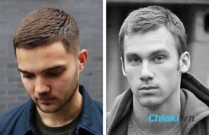 Kiểu Tóc Ivy League Không Vuốt